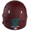 TEAL Custom Name & Number Baseball Softball Batting Helmet Decal - Youth Travel TeeBall T Ball High School