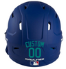 TEAL Custom Name & Number Baseball Softball Batting Helmet Decal - Youth Travel TeeBall T Ball High School