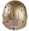 USA FLAG Custom Name & Number Baseball Softball Batting Helmet Decal - Youth Travel TeeBall T Ball High School