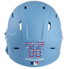 USA FLAG Custom Name & Number Baseball Softball Batting Helmet Decal - Youth Travel TeeBall T Ball High School