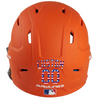 USA FLAG Custom Name & Number Baseball Softball Batting Helmet Decal - Youth Travel TeeBall T Ball High School