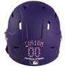 USA FLAG Custom Name & Number Baseball Softball Batting Helmet Decal - Youth Travel TeeBall T Ball High School