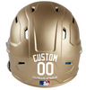 WHITE Custom Name & Number Baseball Softball Batting Helmet Decal - Youth Travel TeeBall T Ball High School