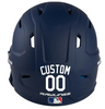 WHITE Custom Name & Number Baseball Softball Batting Helmet Decal - Youth Travel TeeBall T Ball High School