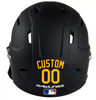 YELLOW Custom Name & Number Baseball Softball Batting Helmet Decal - Youth Travel TeeBall T Ball High School