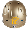 YELLOW Custom Name & Number Baseball Softball Batting Helmet Decal - Youth Travel TeeBall T Ball High School