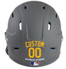 YELLOW Custom Name & Number Baseball Softball Batting Helmet Decal - Youth Travel TeeBall T Ball High School