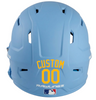 YELLOW Custom Name & Number Baseball Softball Batting Helmet Decal - Youth Travel TeeBall T Ball High School