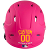 YELLOW Custom Name & Number Baseball Softball Batting Helmet Decal - Youth Travel TeeBall T Ball High School