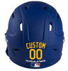 YELLOW Custom Name & Number Baseball Softball Batting Helmet Decal - Youth Travel TeeBall T Ball High School