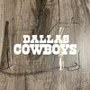 Dallas Cowboys Full Size Football Helmet Visor Shield Clear w/ Clips - PICK LOGO COLOR