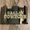 Dallas Cowboys Full Size Football Helmet Visor Shield Silver Chrome Mirror w/ Clips - PICK LOGO COLOR
