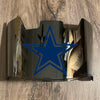 Dallas Cowboys Full Size Football Helmet Visor Shield Silver Chrome Mirror w/ Clips - PICK LOGO COLOR