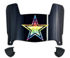 Dallas Cowboys Limited Edition Mini Football Helmet Visor Shield w/ Clips - PICK VISOR & LOGO COLOR