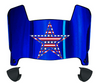Dallas Cowboys Limited Edition Mini Football Helmet Visor Shield w/ Clips - PICK VISOR & LOGO COLOR