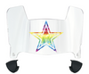 Dallas Cowboys Limited Edition Mini Football Helmet Visor Shield w/ Clips - PICK VISOR & LOGO COLOR