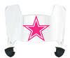 Dallas Cowboys Limited Edition Mini Football Helmet Visor Shield w/ Clips - PICK VISOR & LOGO COLOR