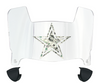 Dallas Cowboys Limited Edition Mini Football Helmet Visor Shield w/ Clips - PICK VISOR & LOGO COLOR