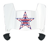 Dallas Cowboys Limited Edition Mini Football Helmet Visor Shield w/ Clips - PICK VISOR & LOGO COLOR