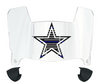 Dallas Cowboys Limited Edition Mini Football Helmet Visor Shield w/ Clips - PICK VISOR & LOGO COLOR