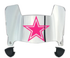 Dallas Cowboys Limited Edition Mini Football Helmet Visor Shield w/ Clips - PICK VISOR & LOGO COLOR