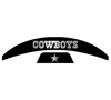 Dallas Cowboys MIDI Mid Size SpeedFlex Football Helmet Front & Back Bumper Decal Set - Pick Color