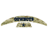 Dallas Cowboys MIDI Mid Size SpeedFlex Football Helmet Front & Back Bumper Decal Set - Pick Color