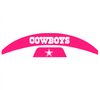 Dallas Cowboys MIDI Mid Size SpeedFlex Football Helmet Front & Back Bumper Decal Set - Pick Color