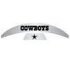 Dallas Cowboys MIDI Mid Size SpeedFlex Football Helmet Front & Back Bumper Decal Set - Pick Color