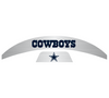 Dallas Cowboys MIDI Mid Size SpeedFlex Football Helmet Front & Back Bumper Decal Set - Pick Color