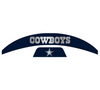 Dallas Cowboys MIDI Mid Size SpeedFlex Football Helmet Front & Back Bumper Decal Set - Pick Color