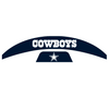 Dallas Cowboys MIDI Mid Size SpeedFlex Football Helmet Front & Back Bumper Decal Set - Pick Color