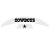 Dallas Cowboys MIDI Mid Size SpeedFlex Football Helmet Front & Back Bumper Decal Set - Pick Color