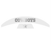 Dallas Cowboys MIDI Mid Size SpeedFlex Football Helmet Front & Back Bumper Decal Set - Pick Color
