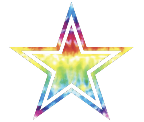 Dallas Cowboys Crucial Catch Cancer Team Logo Tie Dye Premium Vinyl Decal PICK SIZE