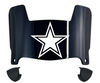 Dallas Cowboys Mini Football Helmet Visor Shield w/ Clips - PICK VISOR & LOGO COLOR