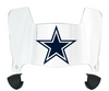 Dallas Cowboys Mini Football Helmet Visor Shield w/ Clips - PICK VISOR & LOGO COLOR