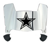 Dallas Cowboys Mini Football Helmet Visor Shield w/ Clips - PICK VISOR & LOGO COLOR