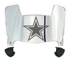 Dallas Cowboys Mini Football Helmet Visor Shield w/ Clips - PICK VISOR & LOGO COLOR