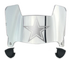 Dallas Cowboys Mini Football Helmet Visor Shield w/ Clips - PICK VISOR & LOGO COLOR