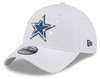 Dallas Cowboys Swarovski Crystal Bling Womens White New Era Adjustable Hat