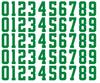 Dallas Stars Helmet Jersey Style Vinyl Number Decal Sheet Set of 50 #0-9 - Pick Color & Size