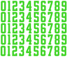Dallas Stars Helmet Jersey Style Vinyl Number Decal Sheet Set of 50 #0-9 - Pick Color & Size