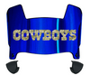 Dallas Cowboys Limited Edition Mini Football Helmet Visor Shield w/ Clips - PICK VISOR & LOGO COLOR