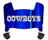 Dallas Cowboys Limited Edition Mini Football Helmet Visor Shield w/ Clips - PICK VISOR & LOGO COLOR