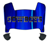 Dallas Cowboys Limited Edition Mini Football Helmet Visor Shield w/ Clips - PICK VISOR & LOGO COLOR