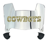Dallas Cowboys Limited Edition Mini Football Helmet Visor Shield w/ Clips - PICK VISOR & LOGO COLOR