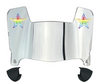 Dallas Cowboys Limited Edition Mini Football Helmet Visor Shield w/ Clips - PICK VISOR & LOGO COLOR