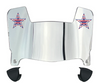 Dallas Cowboys Limited Edition Mini Football Helmet Visor Shield w/ Clips - PICK VISOR & LOGO COLOR