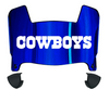 Dallas Cowboys Mini Football Helmet Visor Shield w/ Clips - PICK VISOR & LOGO COLOR